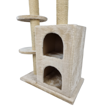 Kratzbaum - 54x34x92 cm - Beige